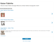 Tablet Screenshot of kaiser-fabinho.blogspot.com