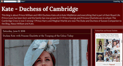 Desktop Screenshot of kate-duchessofcambridge.blogspot.com