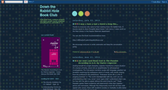 Desktop Screenshot of downtherabbitholebookclub.blogspot.com