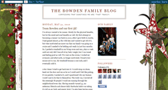 Desktop Screenshot of bowdenfamily5.blogspot.com