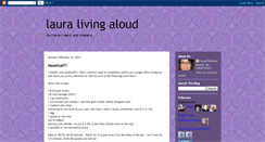 Desktop Screenshot of lauralivingaloud.blogspot.com