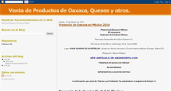 Desktop Screenshot of oaxacaproductos.blogspot.com