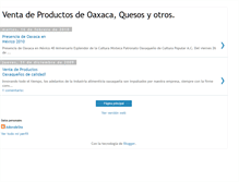 Tablet Screenshot of oaxacaproductos.blogspot.com