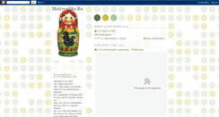 Desktop Screenshot of maria-matryoshkaru.blogspot.com