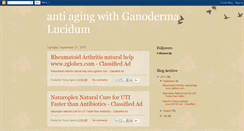 Desktop Screenshot of ganoderma-anti-aging.blogspot.com