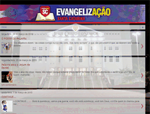 Tablet Screenshot of evangelizacaosc.blogspot.com