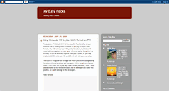 Desktop Screenshot of myeasyhacks.blogspot.com