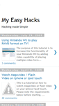 Mobile Screenshot of myeasyhacks.blogspot.com