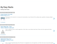Tablet Screenshot of myeasyhacks.blogspot.com