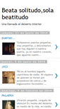 Mobile Screenshot of beatasolitudosolabeatitudo.blogspot.com