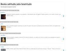 Tablet Screenshot of beatasolitudosolabeatitudo.blogspot.com