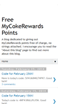 Mobile Screenshot of freemyccokerewardspoints.blogspot.com