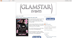 Desktop Screenshot of glamstarevents.blogspot.com