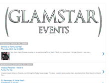 Tablet Screenshot of glamstarevents.blogspot.com