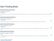 Tablet Screenshot of davethinkingaloud.blogspot.com