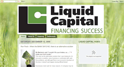 Desktop Screenshot of liquidcapitalsolutions.blogspot.com