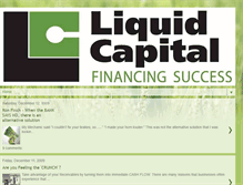 Tablet Screenshot of liquidcapitalsolutions.blogspot.com