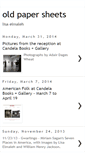Mobile Screenshot of oldpapersheets.blogspot.com
