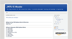 Desktop Screenshot of jntutextbook.blogspot.com