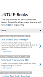 Mobile Screenshot of jntutextbook.blogspot.com