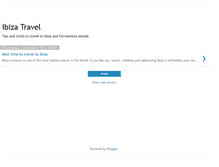 Tablet Screenshot of ibizatravel.blogspot.com