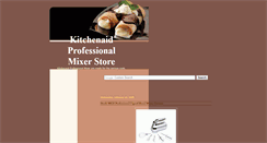 Desktop Screenshot of ktchenaid-professional-mixer.blogspot.com