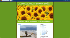 Desktop Screenshot of laboratoriumtworczosci.blogspot.com