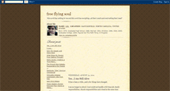 Desktop Screenshot of freeflyingsoul.blogspot.com