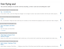 Tablet Screenshot of freeflyingsoul.blogspot.com