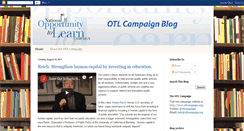 Desktop Screenshot of otlcampaignblog.blogspot.com