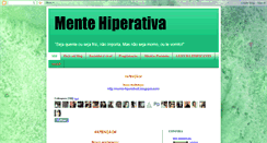 Desktop Screenshot of mente-hiperativa.blogspot.com