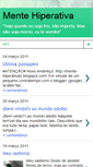 Mobile Screenshot of mente-hiperativa.blogspot.com