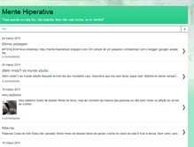 Tablet Screenshot of mente-hiperativa.blogspot.com