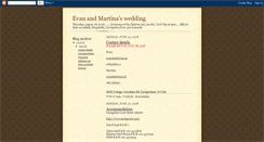 Desktop Screenshot of evmarwedding.blogspot.com