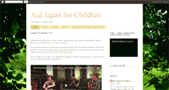 Desktop Screenshot of aidjapanforchildren.blogspot.com