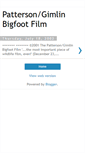 Mobile Screenshot of bigfootpattersonfilm.blogspot.com