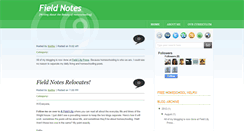 Desktop Screenshot of fieldlilynotes.blogspot.com