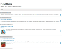 Tablet Screenshot of fieldlilynotes.blogspot.com