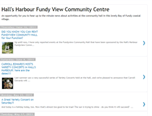 Tablet Screenshot of hallsharbourfundyviewcommunitycentre.blogspot.com