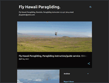 Tablet Screenshot of flyhawaii.blogspot.com