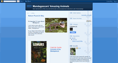 Desktop Screenshot of animals-of-madagascar.blogspot.com