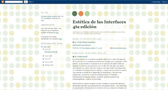 Desktop Screenshot of esteticadelasinterfaces4.blogspot.com