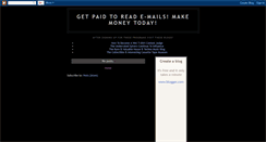 Desktop Screenshot of getpaidtoreademailsnow.blogspot.com