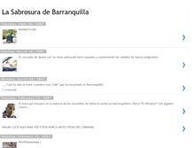 Tablet Screenshot of lasabrosuradebarranquilla.blogspot.com