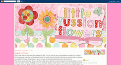 Desktop Screenshot of littlerussianflowers.blogspot.com