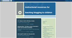 Desktop Screenshot of bloggingresourcesforchildren.blogspot.com