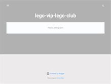 Tablet Screenshot of lego-vip-lego-club.blogspot.com