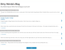 Tablet Screenshot of dirtyweirdo.blogspot.com