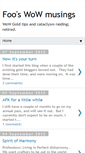 Mobile Screenshot of foo-wow.blogspot.com