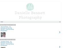 Tablet Screenshot of daniellebennettphotography.blogspot.com